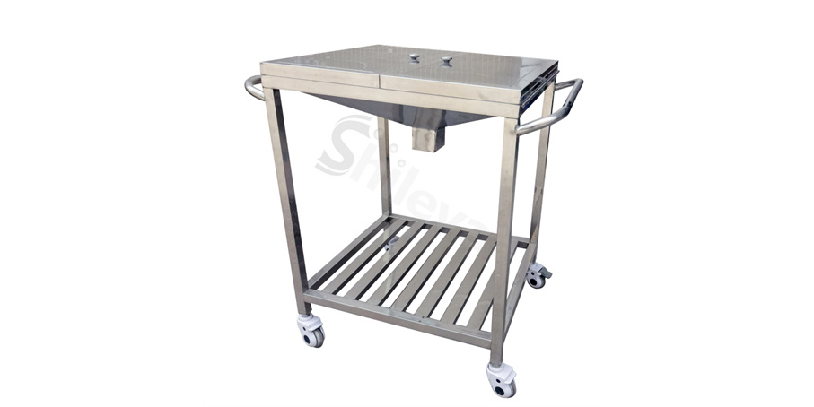不銹鋼清創(chuàng)車SLV-C4031 Cart for Debridementing 不銹鋼清創(chuàng)車SLV-C4031 Cart for Debridementing